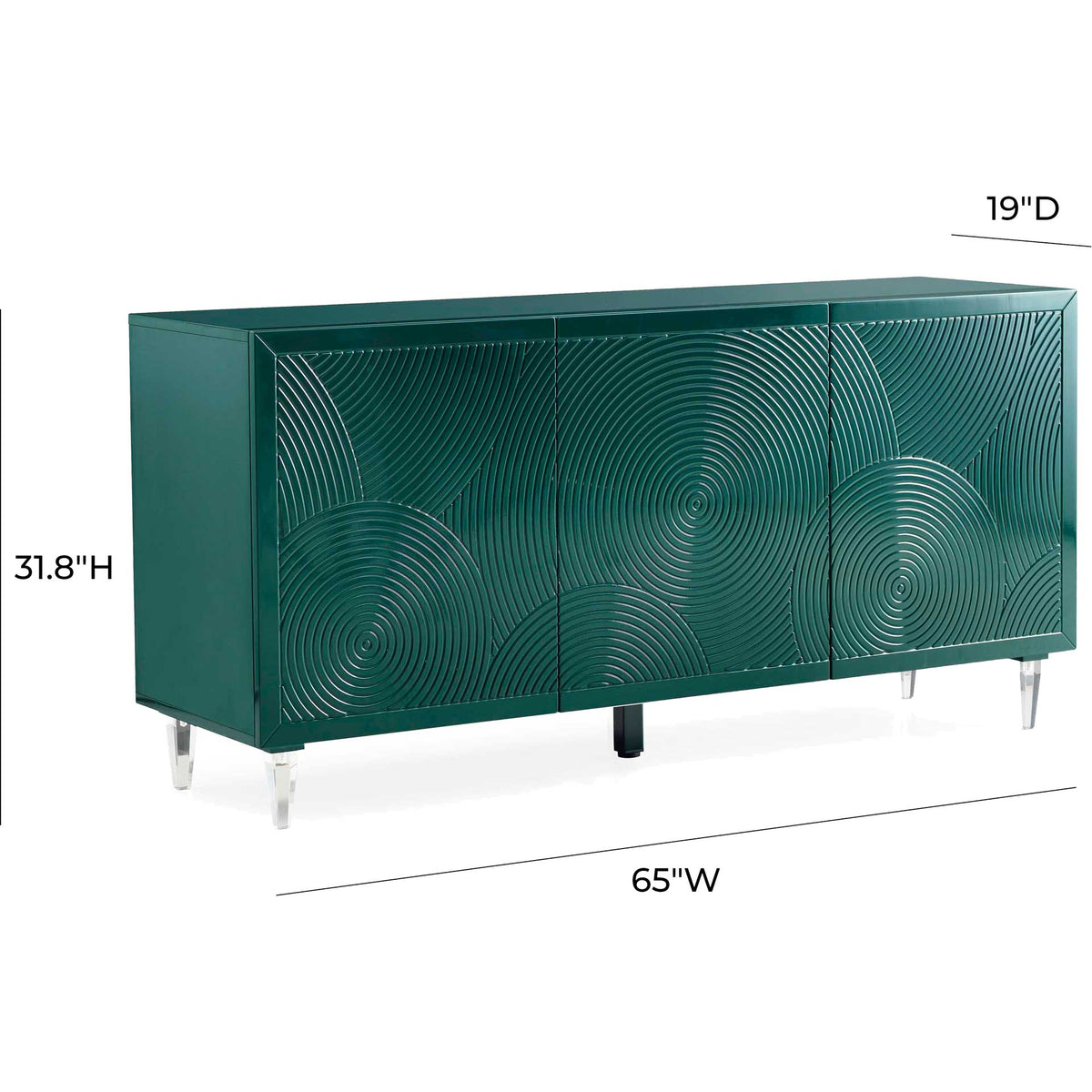 Kaiya Lacquer Buffet Green