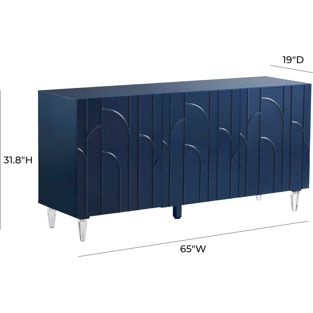 Deion Lacquer Buffet Blue