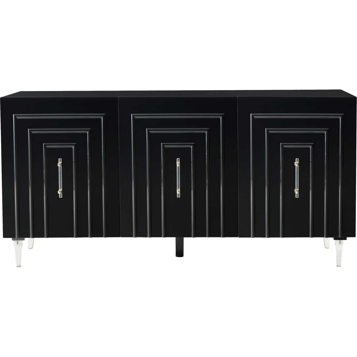 Faryn Lacquer Buffet Black