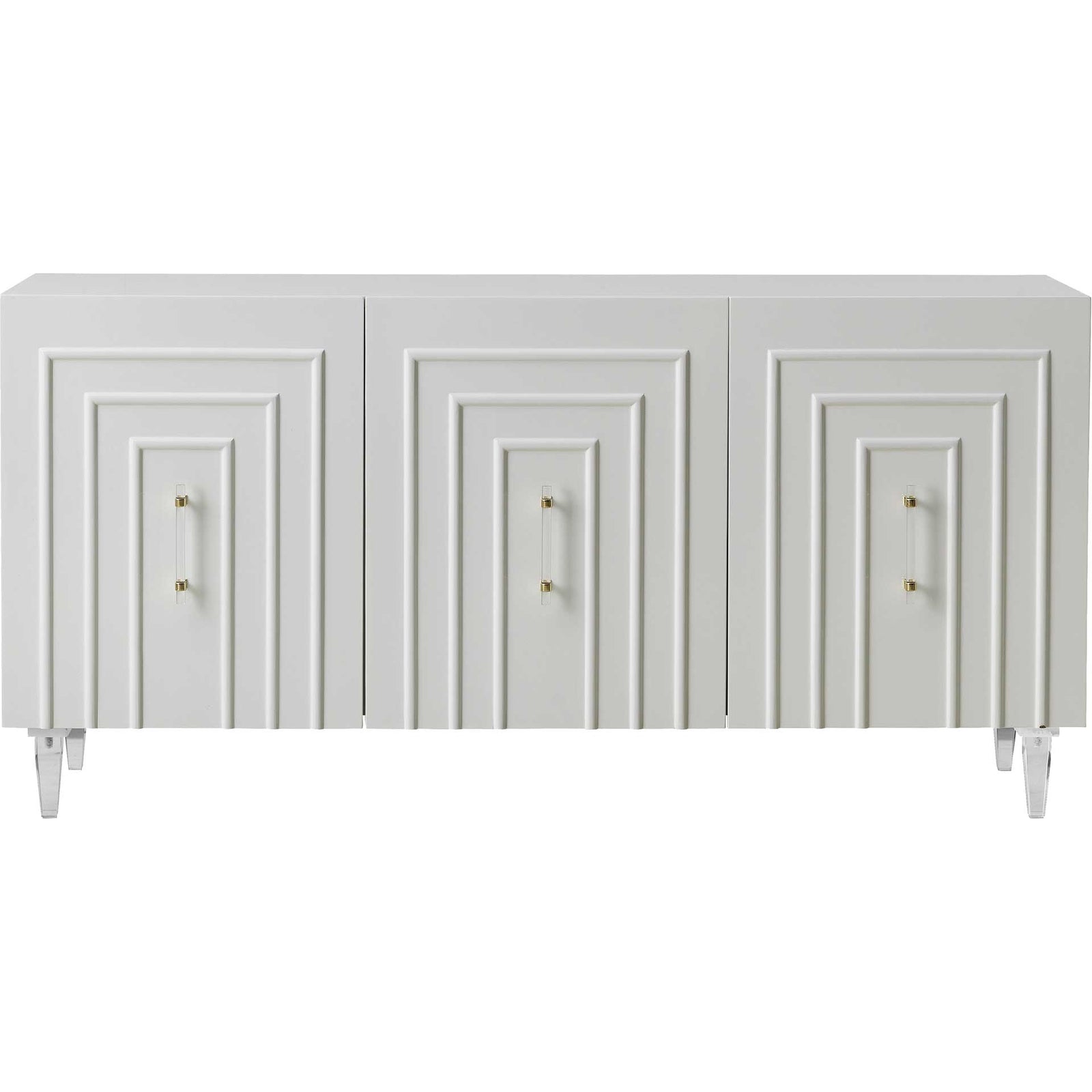 Faryn Lacquer Buffet White