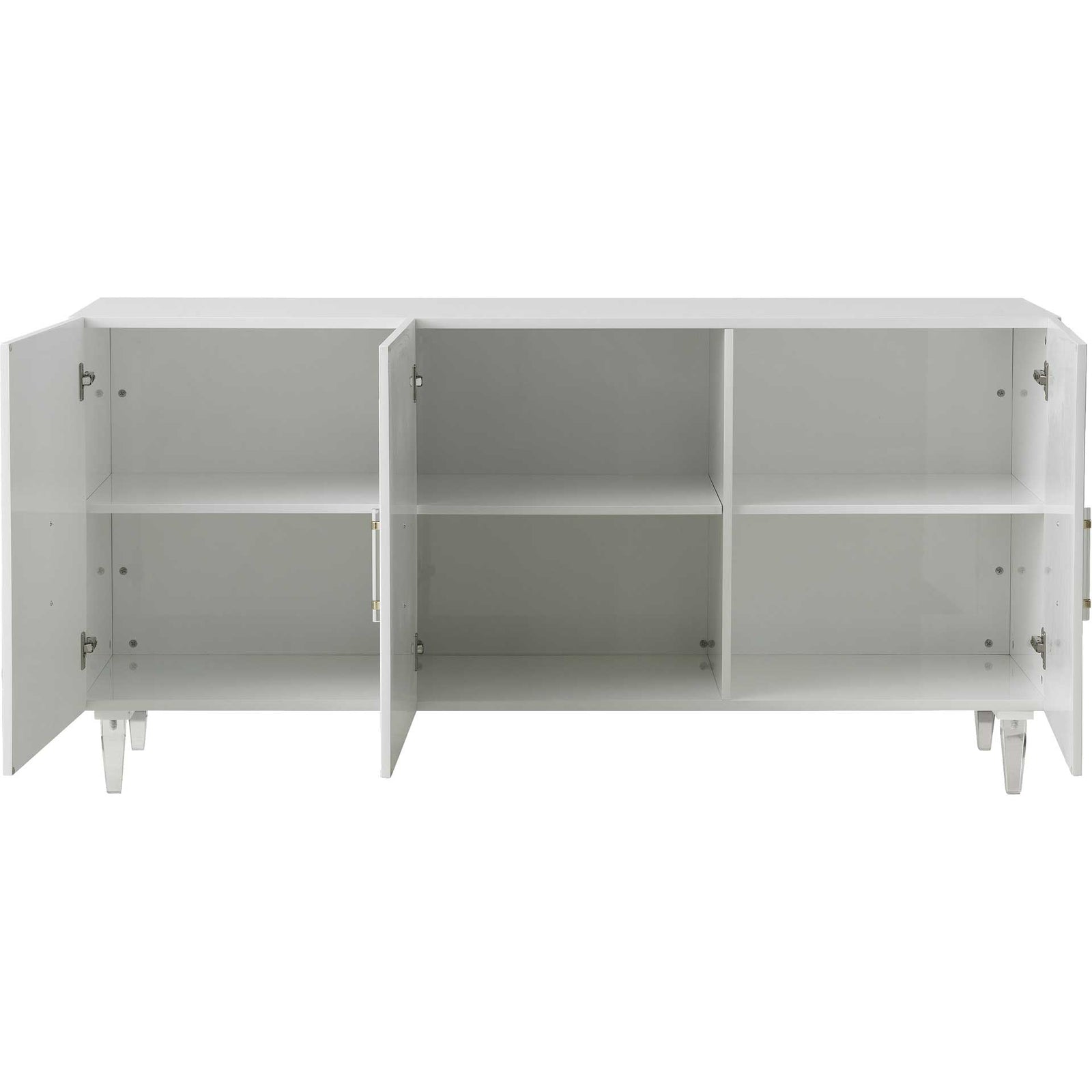Faryn Lacquer Buffet White