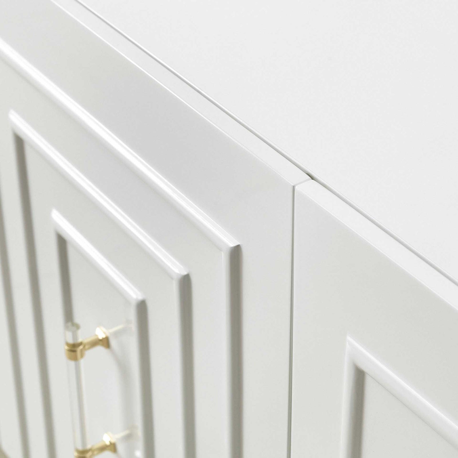 Faryn Lacquer Buffet White