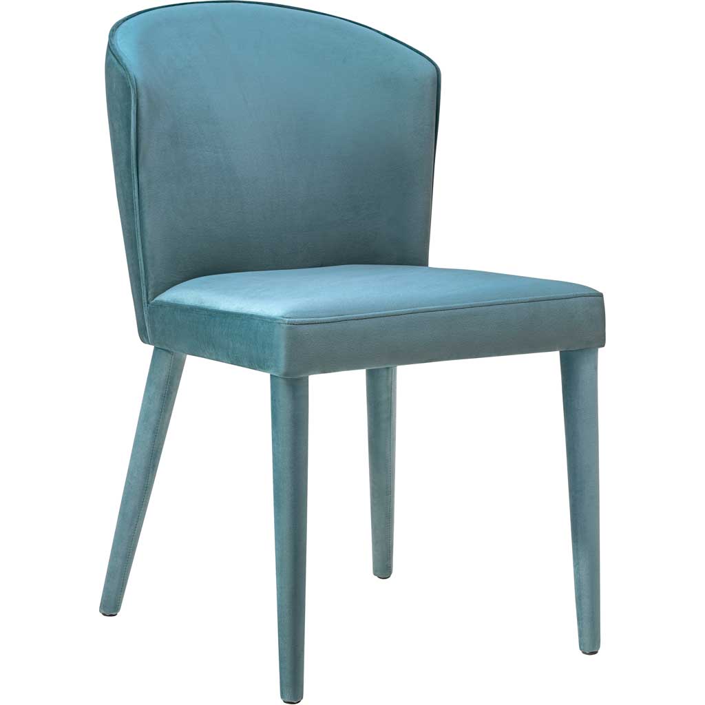 Mason Velvet Chair Sea Blue