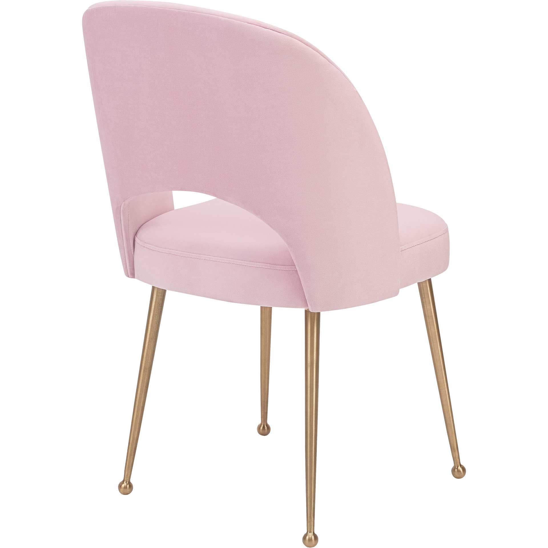 Swift Velvet Chair Blush