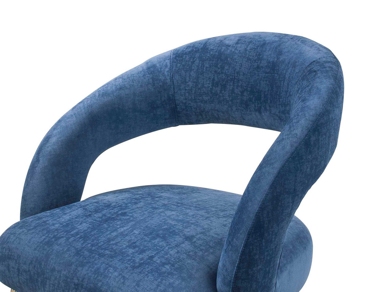 Rodgers Velvet Dining Chair Navy