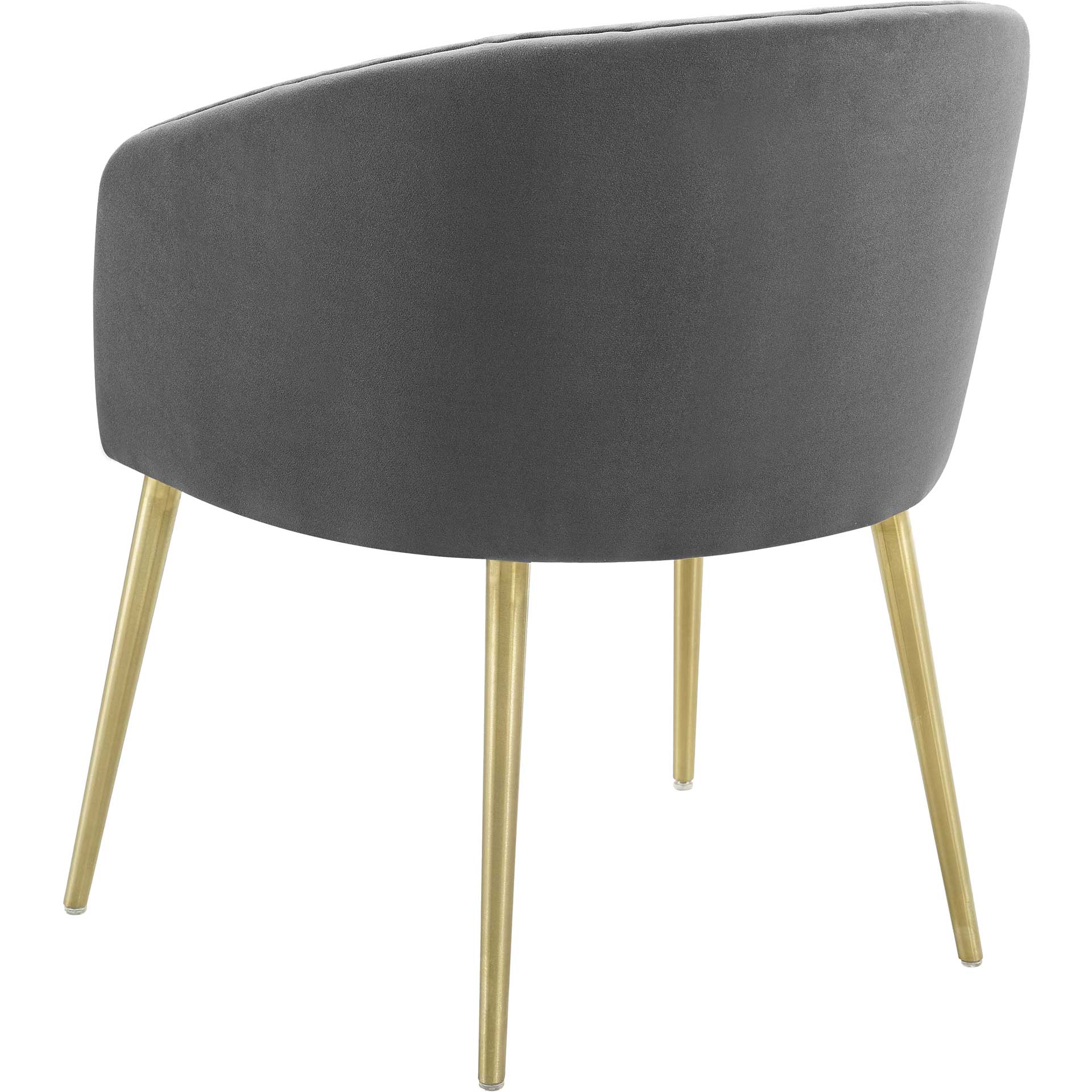 Arlette Velvet Dining Chair Gray