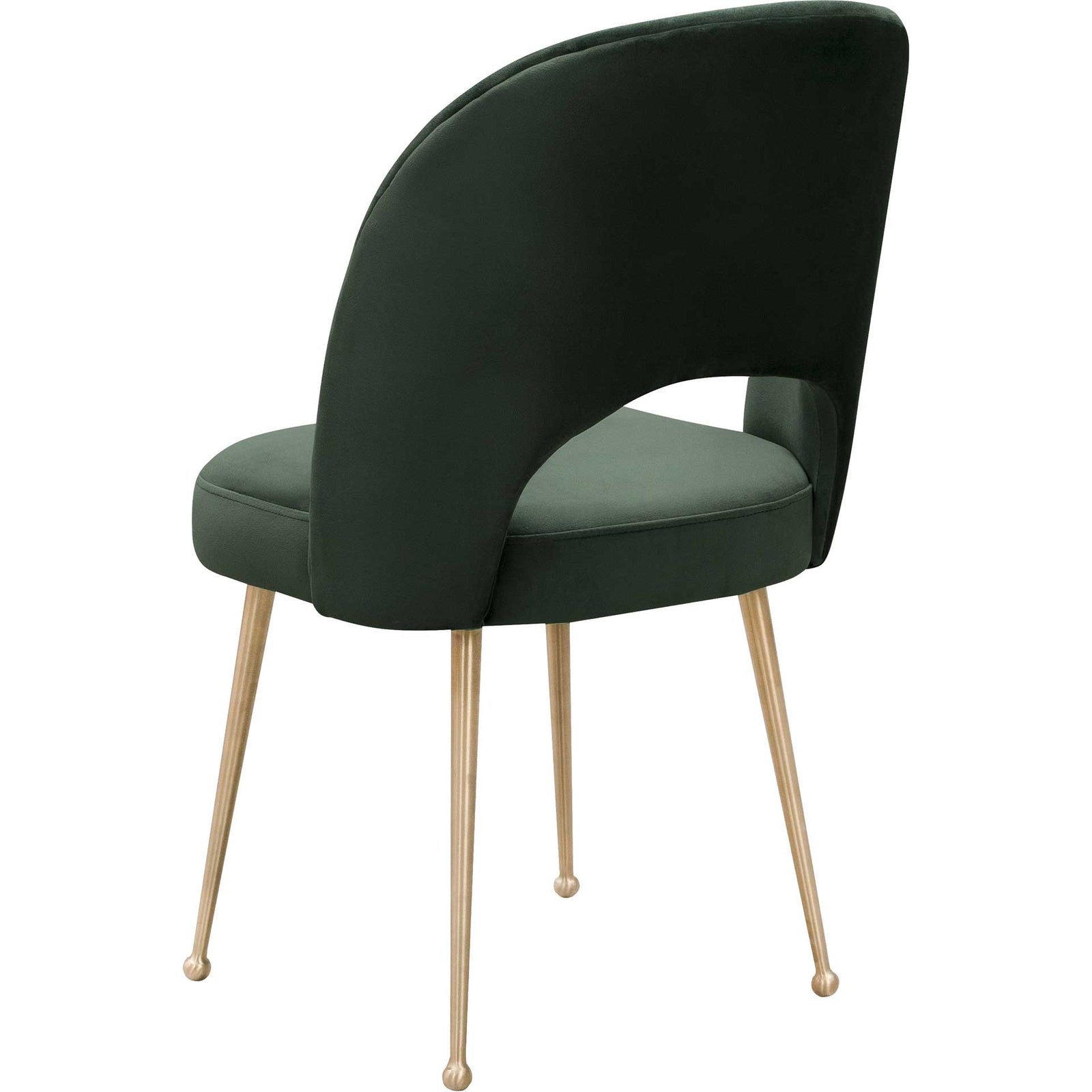 Swift Velvet Chair Forest Green