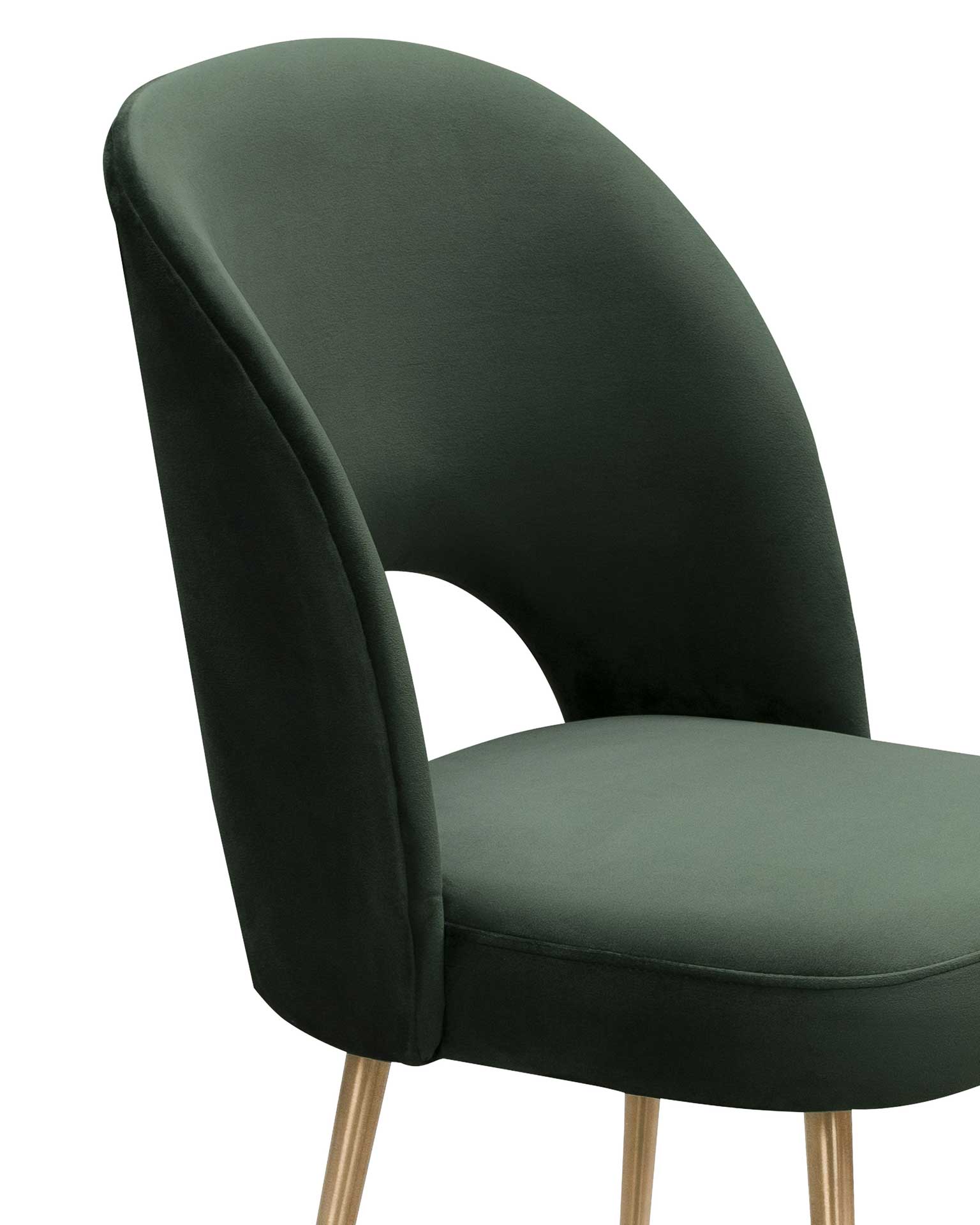 Swift Velvet Chair Forest Green