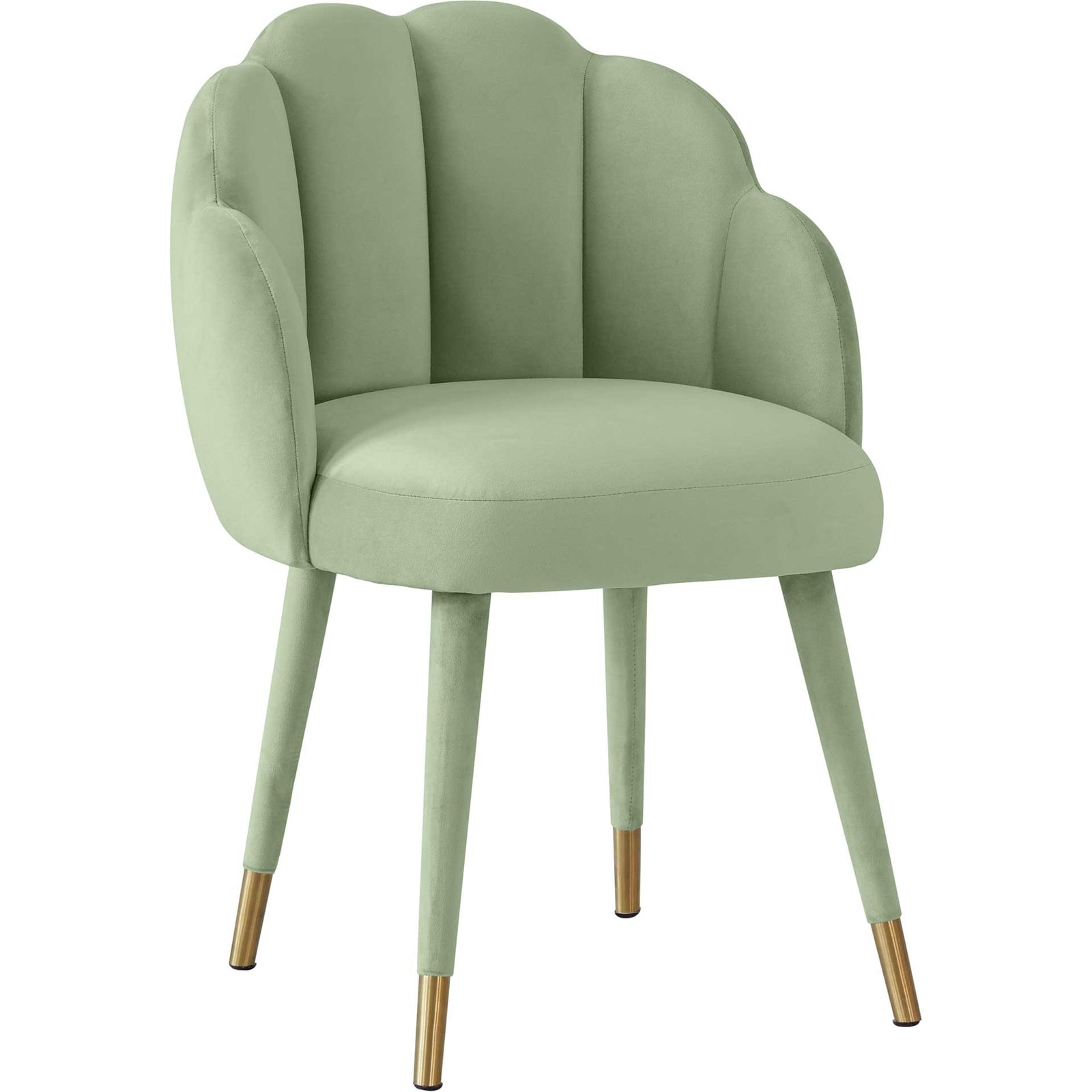 Gabby Velvet Dining Chair Moss Green