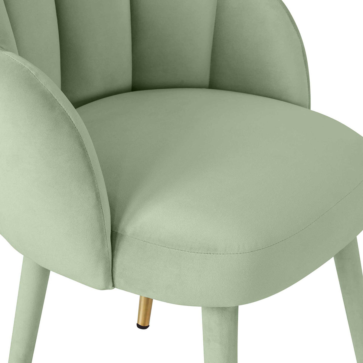Gabby Velvet Dining Chair Moss Green