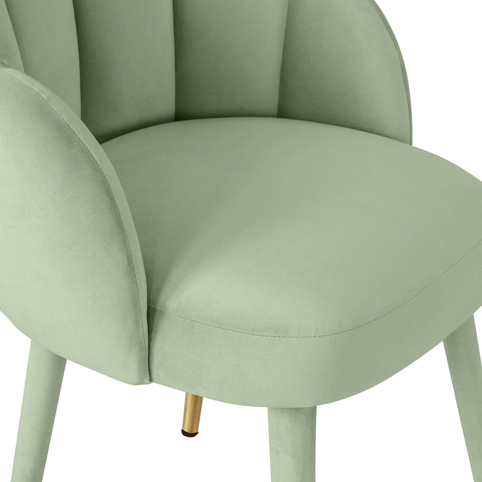 Gabby Velvet Dining Chair Moss Green