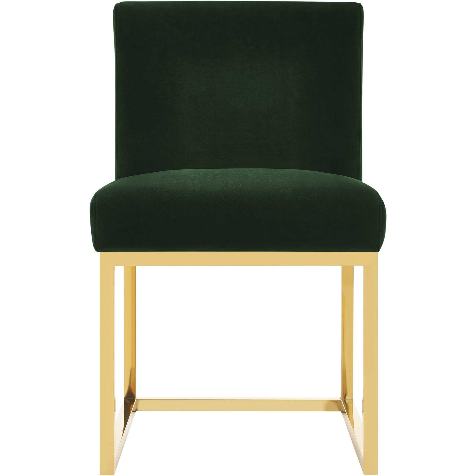 Halyn Velvet Chair Forest Green