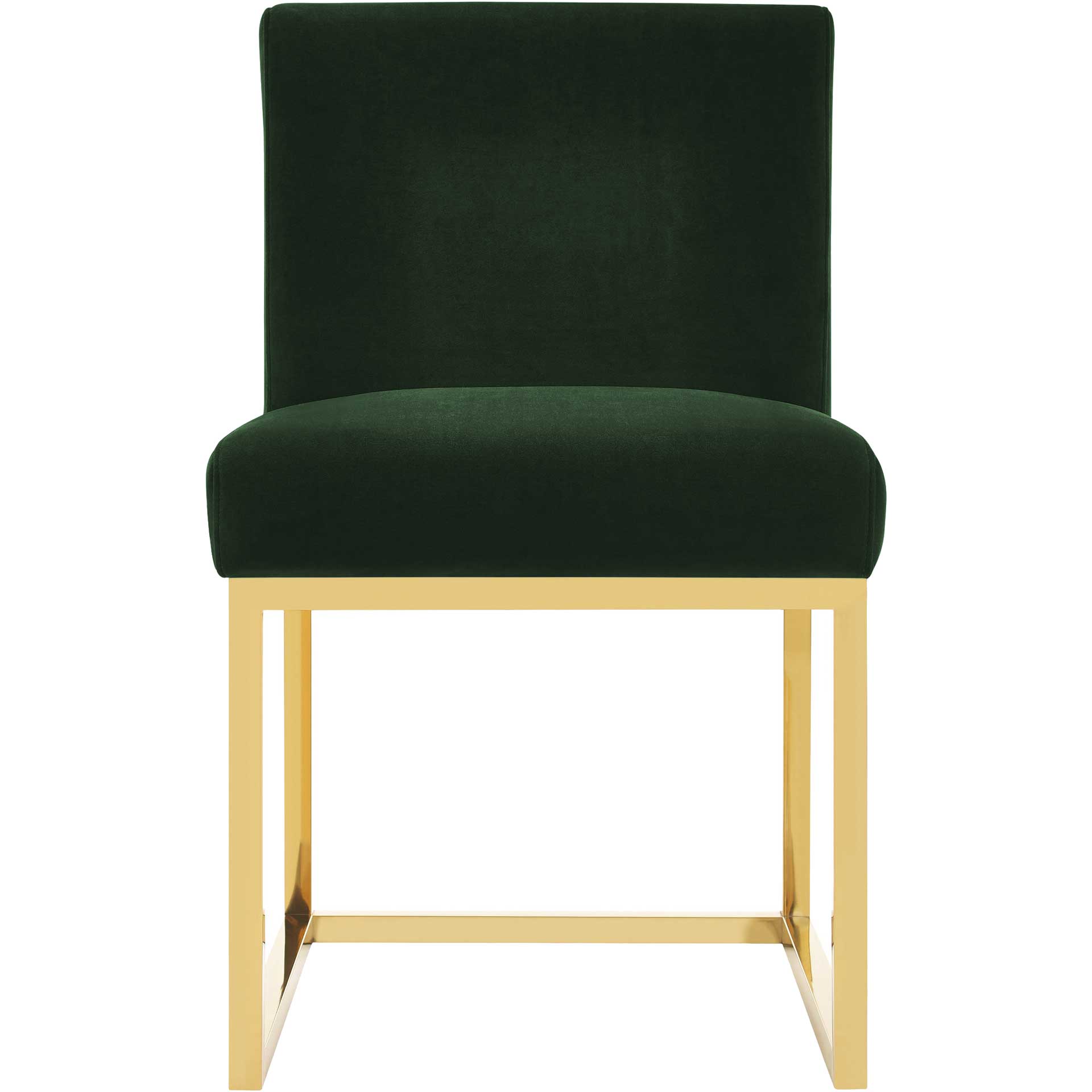 Halyn Velvet Chair Forest Green