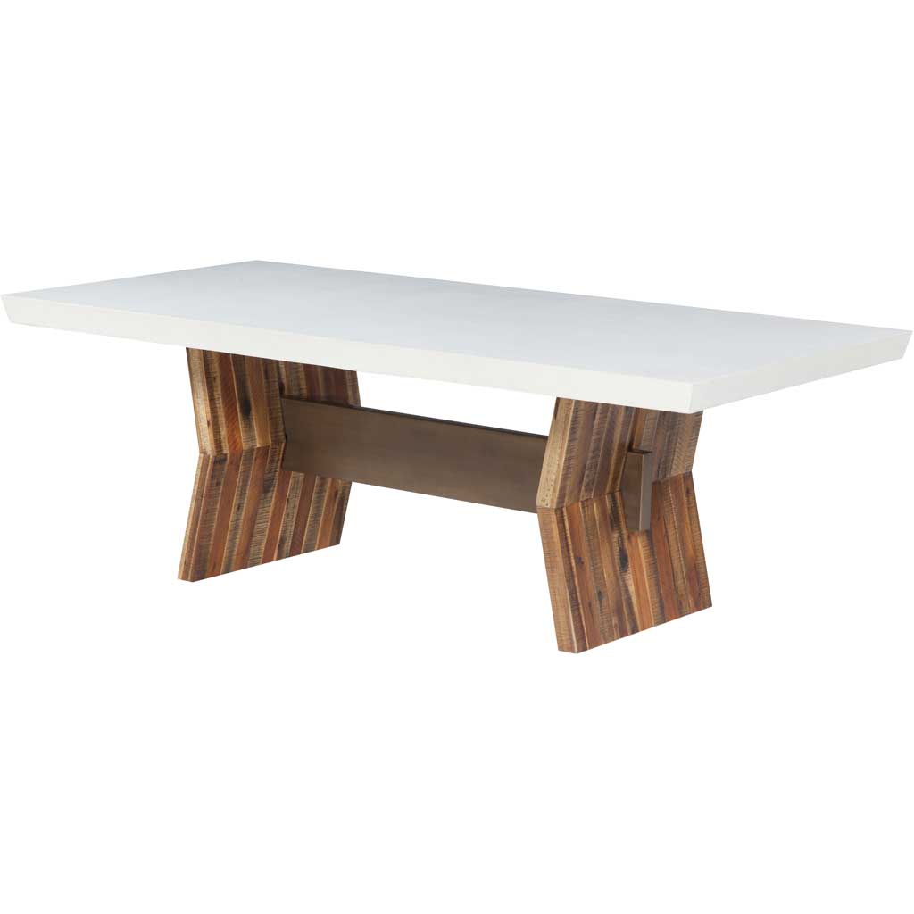 Astor White Concrete Table