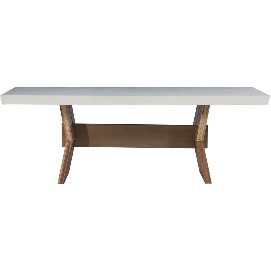 Astor White Concrete Table