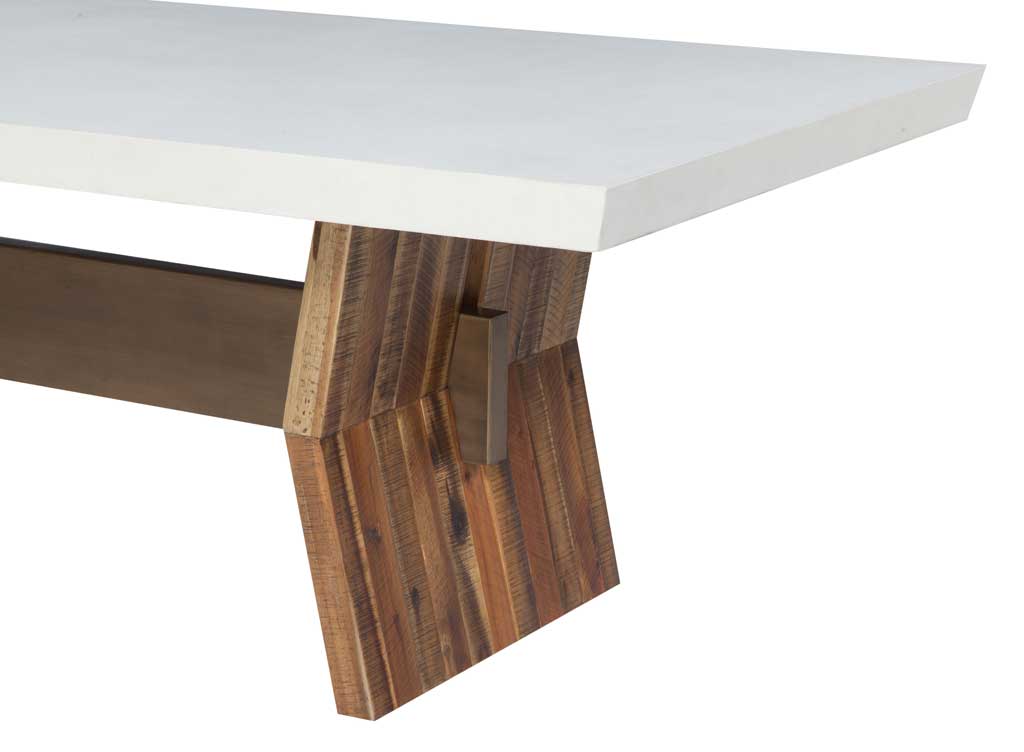 Astor White Concrete Table