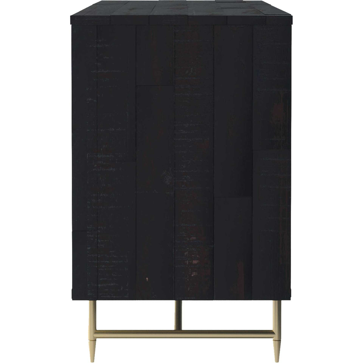 Gershwin Wood Buffet Black/Brass