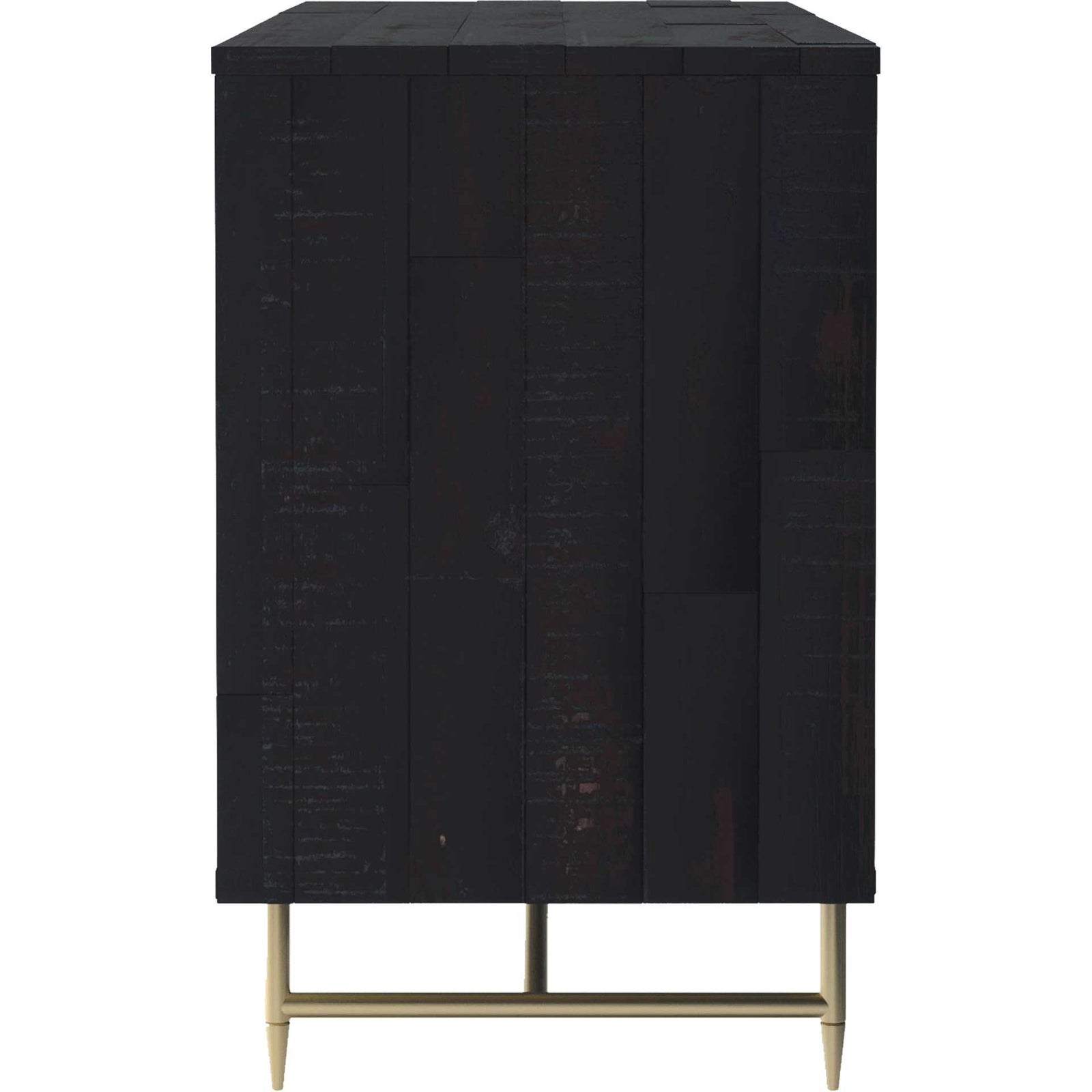 Gershwin Wood Buffet Black/Brass
