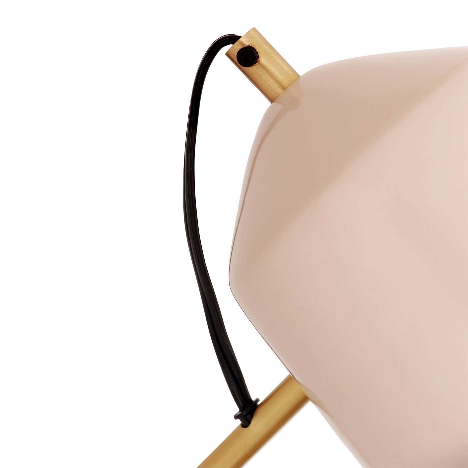 Zachary Wall Sconce Blush/Matte Brass