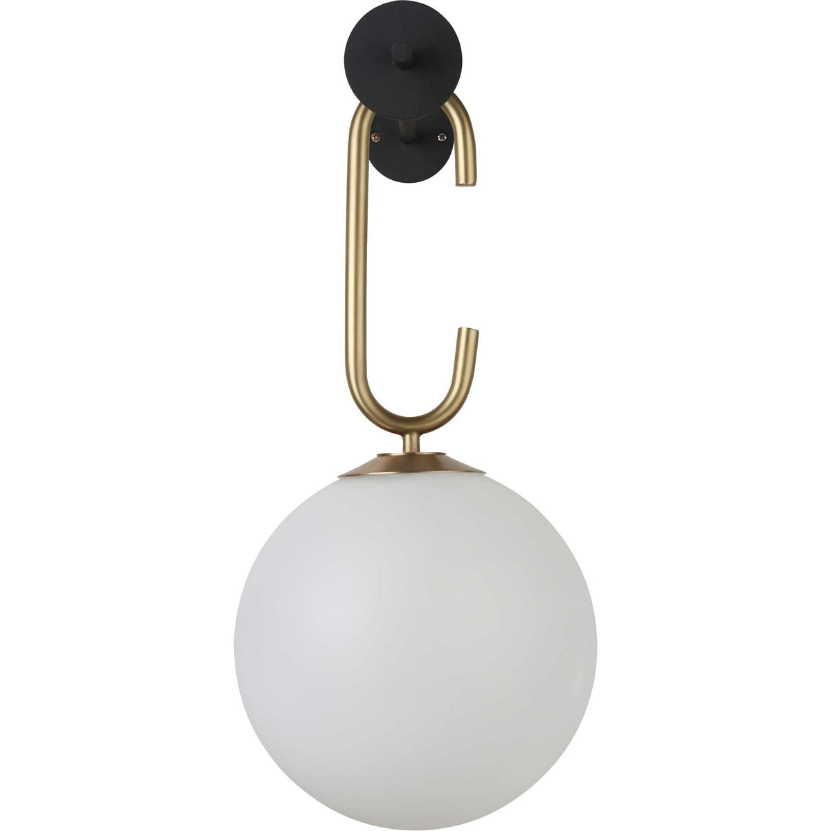 Chanel Wall Sconce Black/Brass/Frosted
