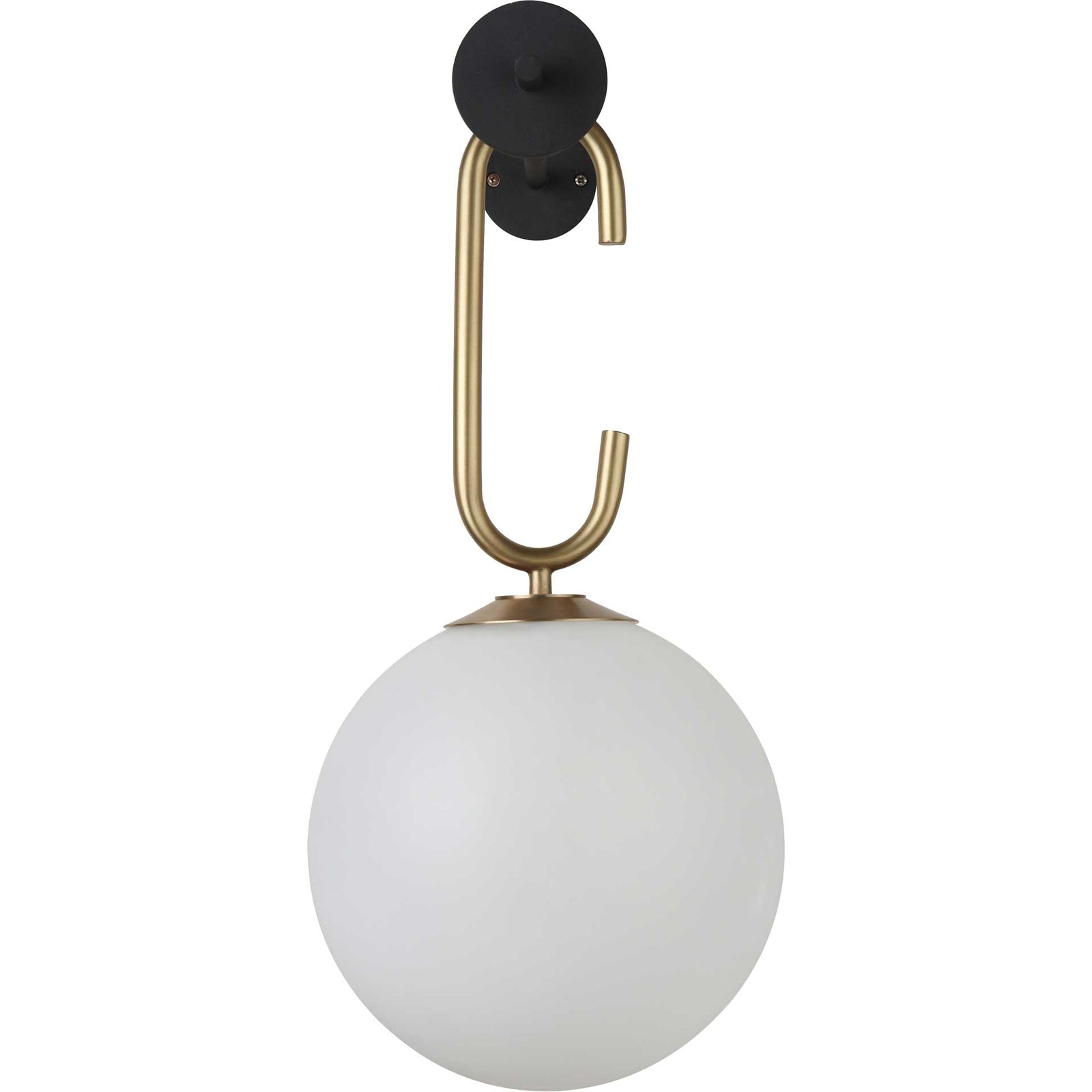 Chanel Wall Sconce Black/Brass/Frosted