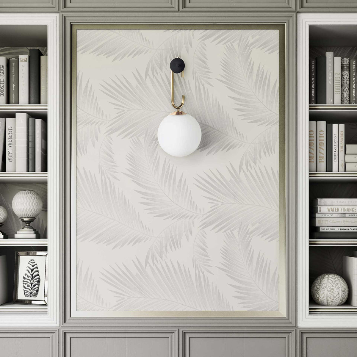 Chanel Wall Sconce Black/Brass/Frosted