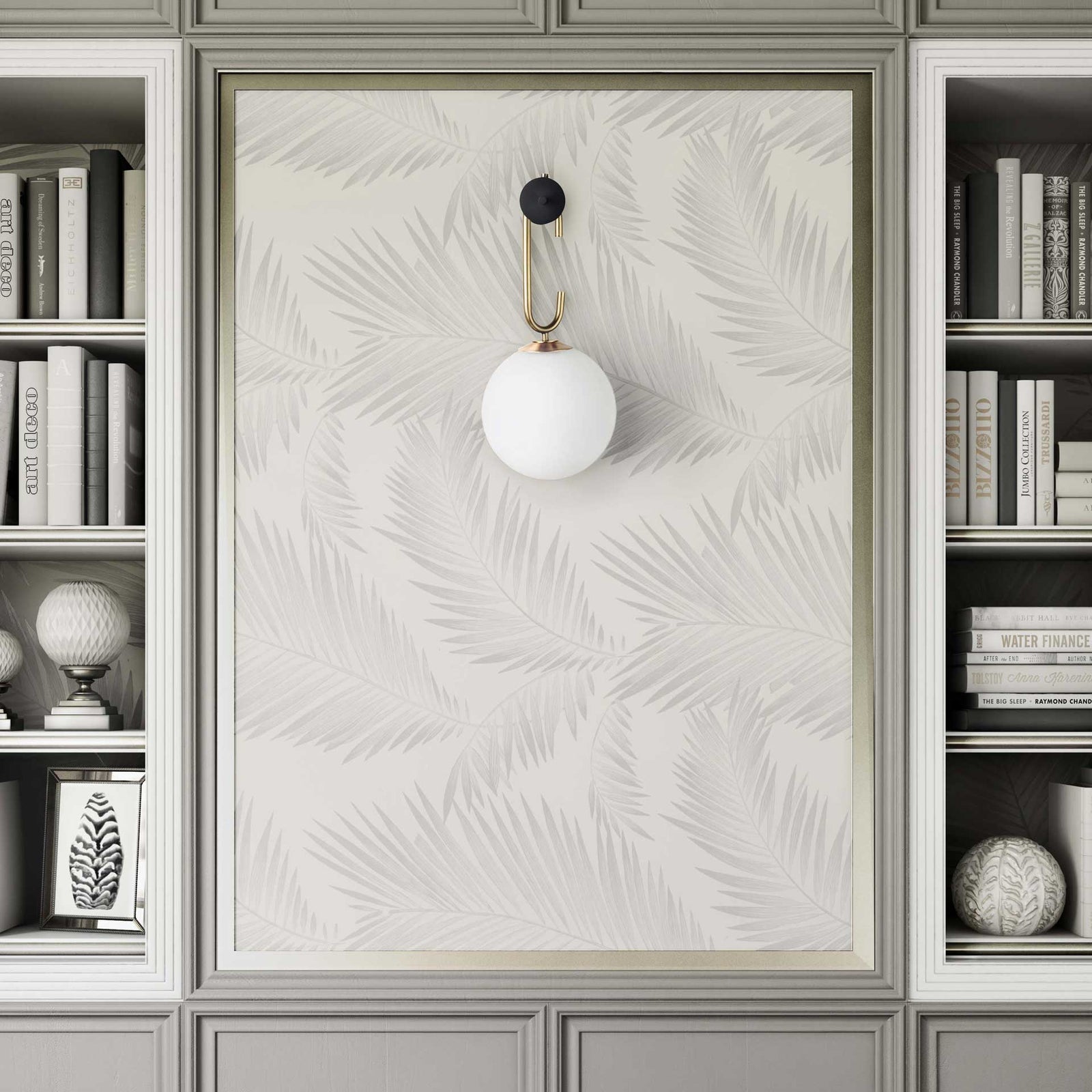 Chanel Wall Sconce Black/Brass/Frosted