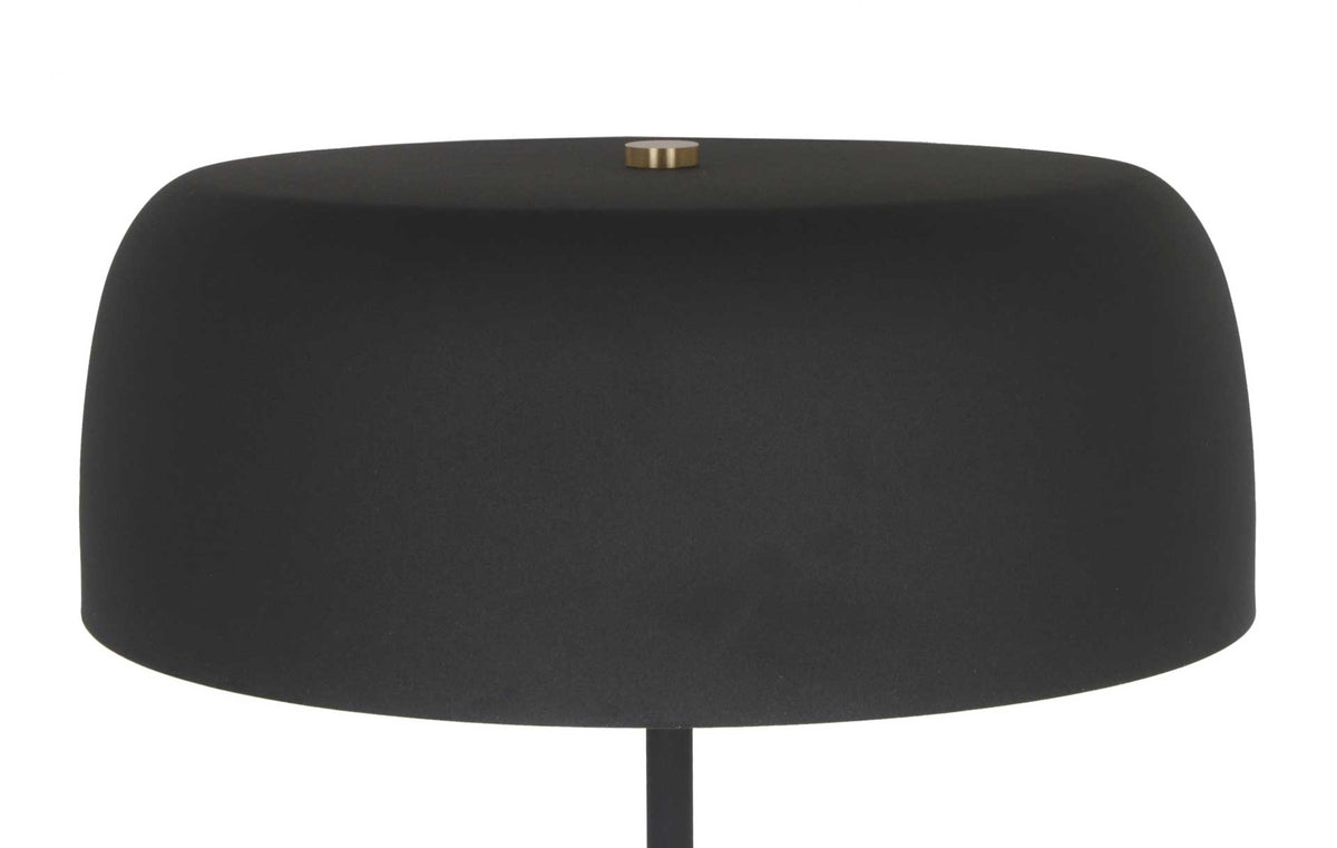 Astra Marble Base Floor Lamp Black/White Marble