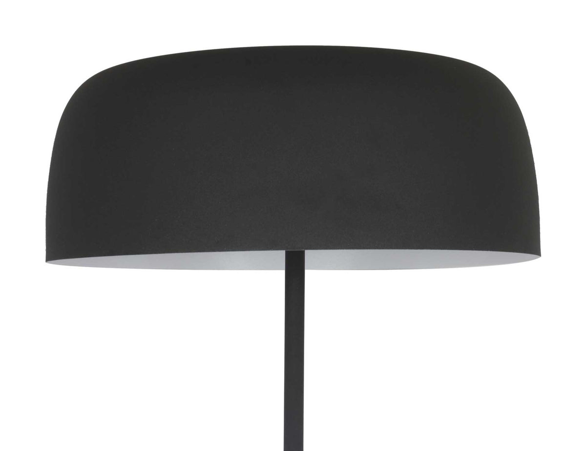 Astra Marble Base Floor Lamp Black/White Marble