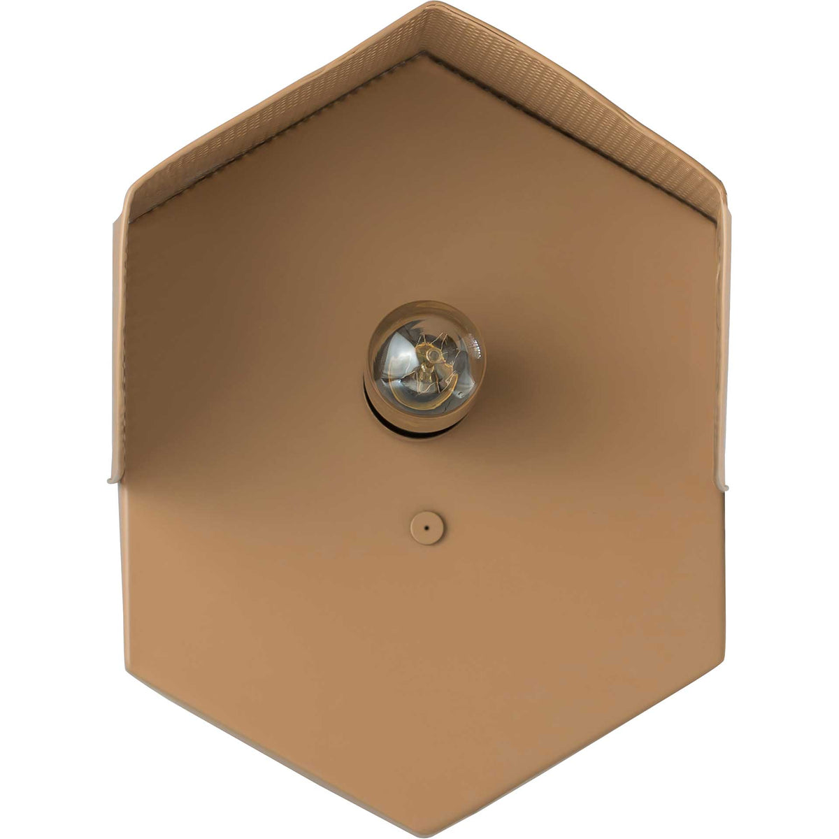 Monroe Hexagon Wall Sconce Tan