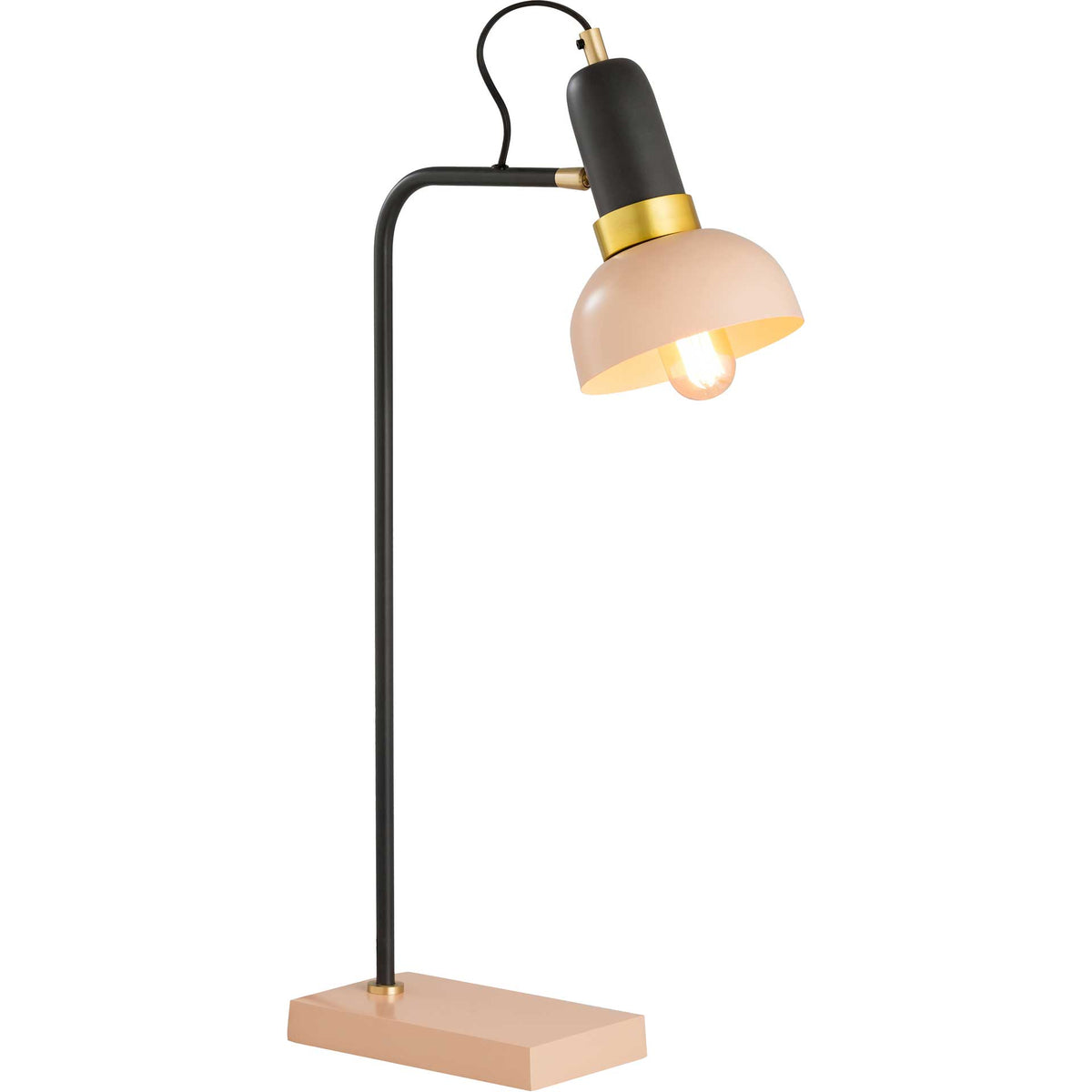 Jumbo Table Lamp Blush/Gray