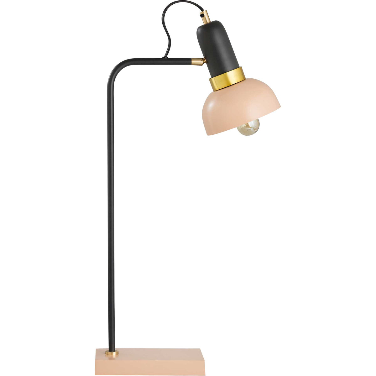 Jumbo Table Lamp Blush/Gray