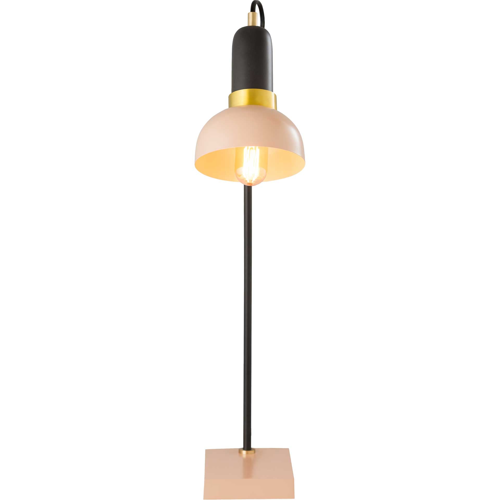 Jumbo Table Lamp Blush/Gray