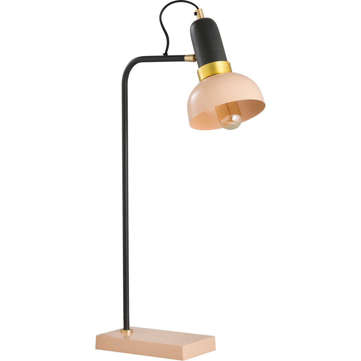 Jumbo Table Lamp Blush/Gray