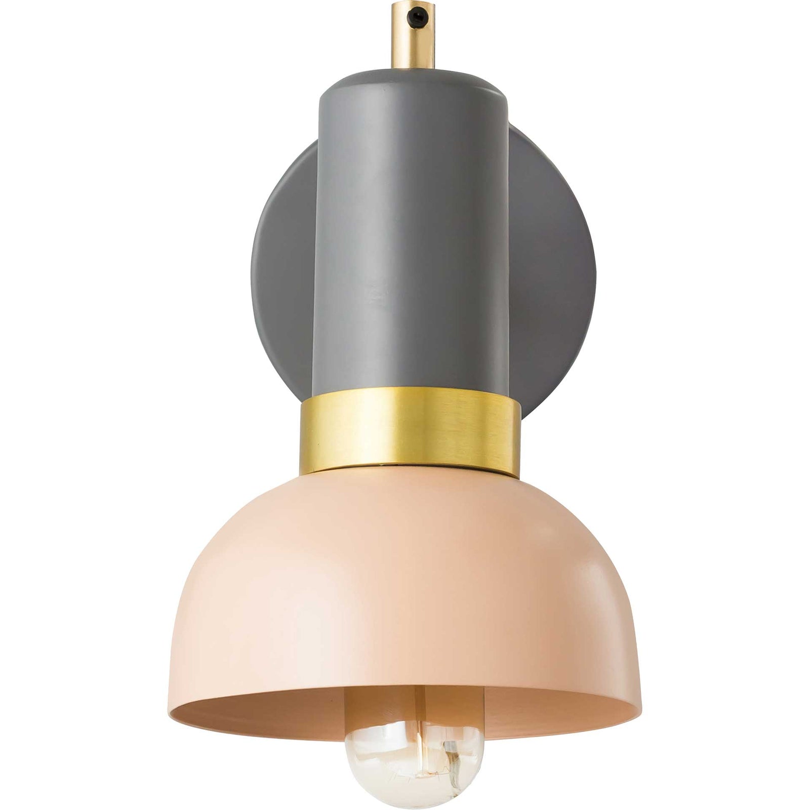 Jumbo Wall Sconce Blush/Gray