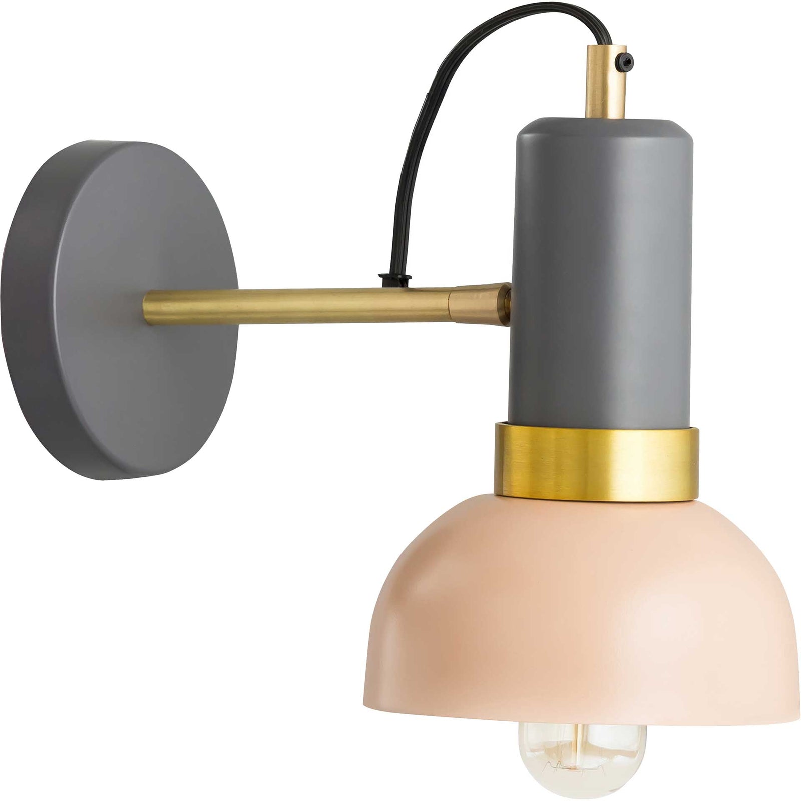 Jumbo Wall Sconce Blush/Gray