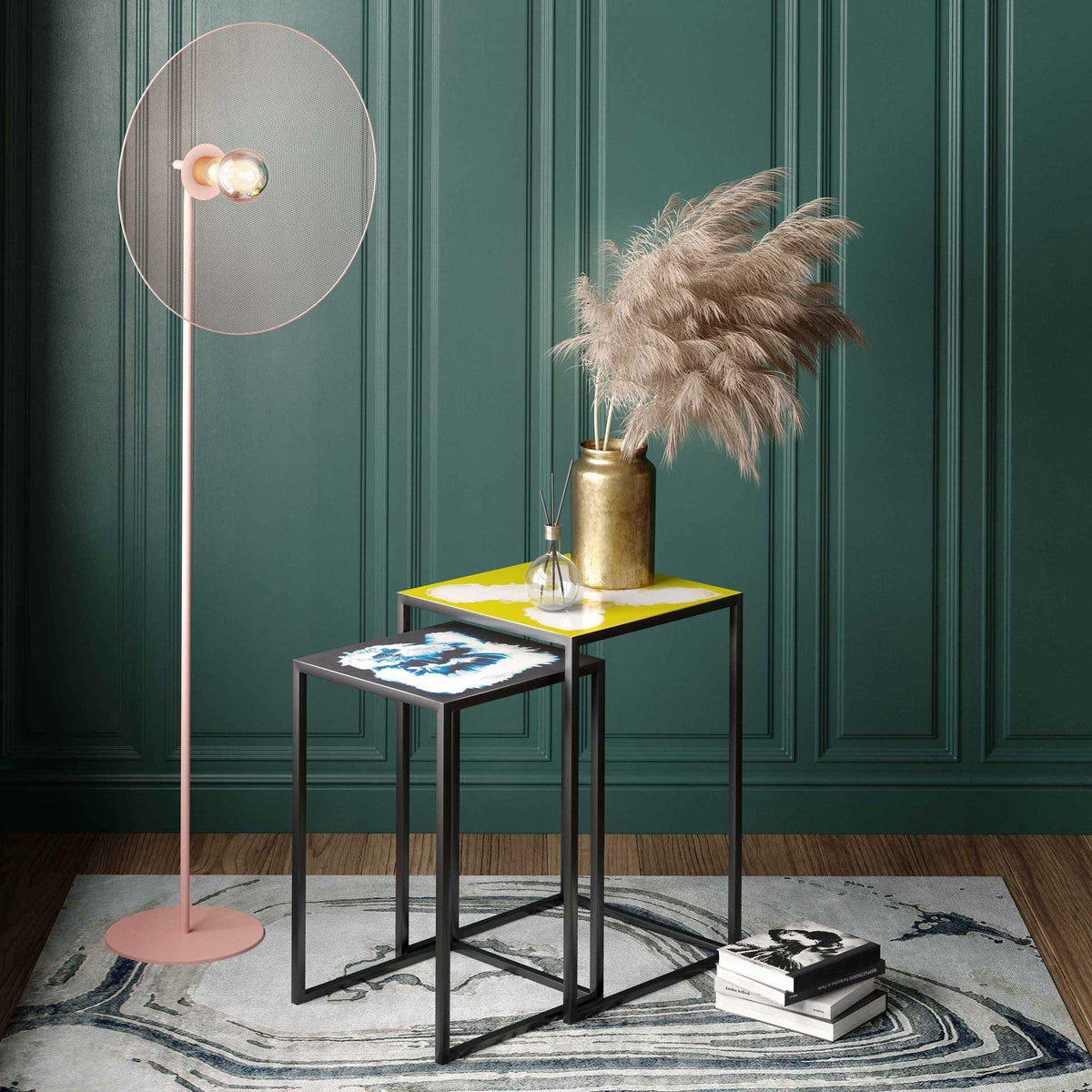 Kole Floor Lamp Blush