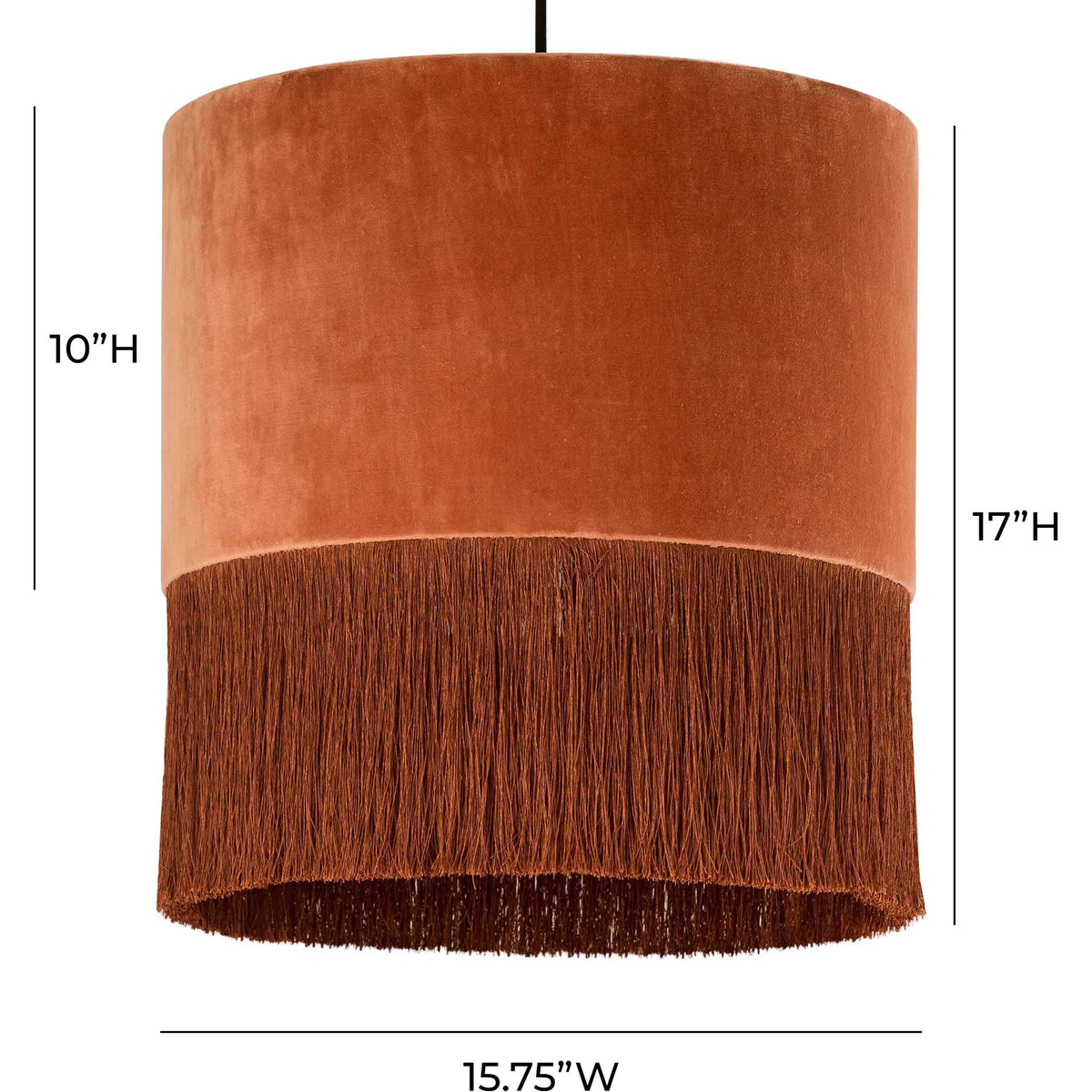 Atlas Tassel Pendant Brick