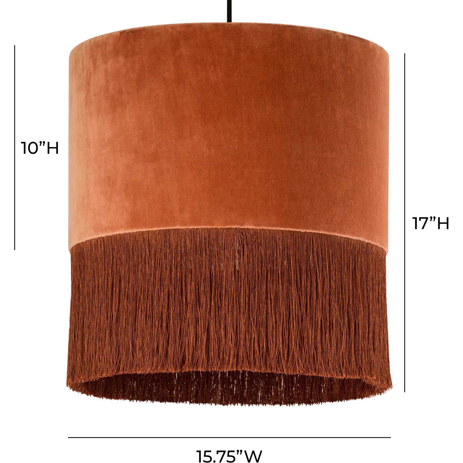 Atlas Tassel Pendant Brick