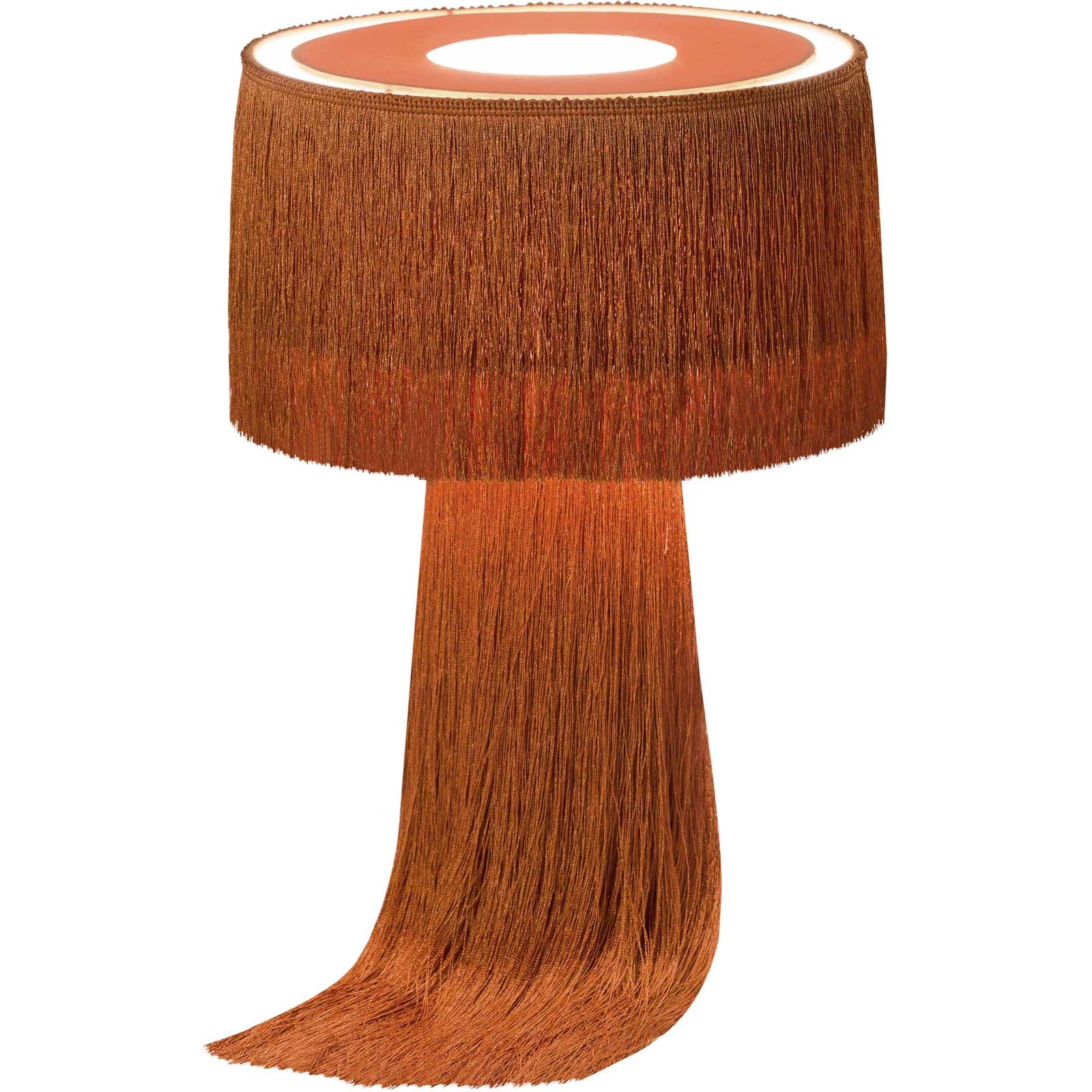 Atlas Tassel Table Lamp Brick