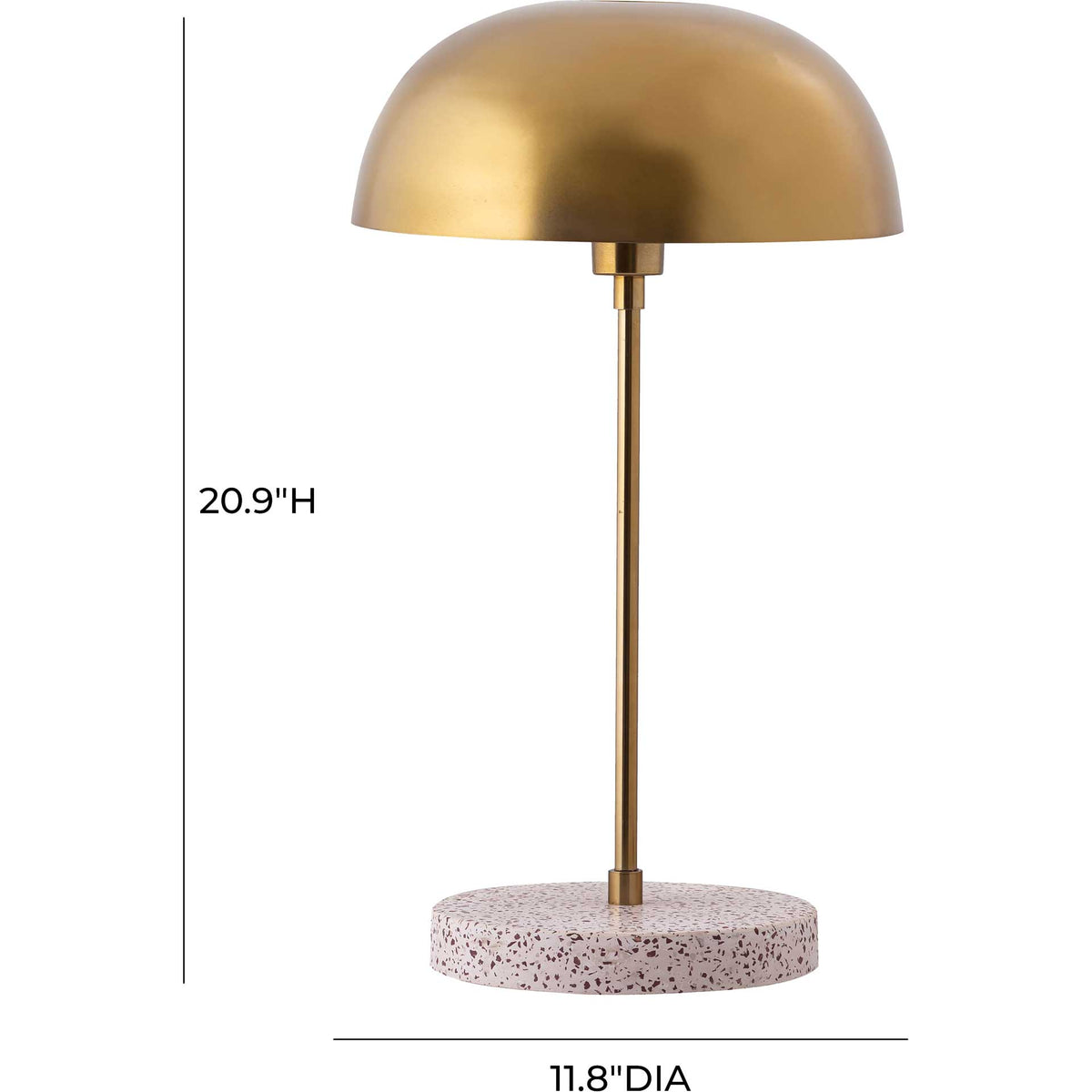 Empress Table Lamp Gold/Terrazzo