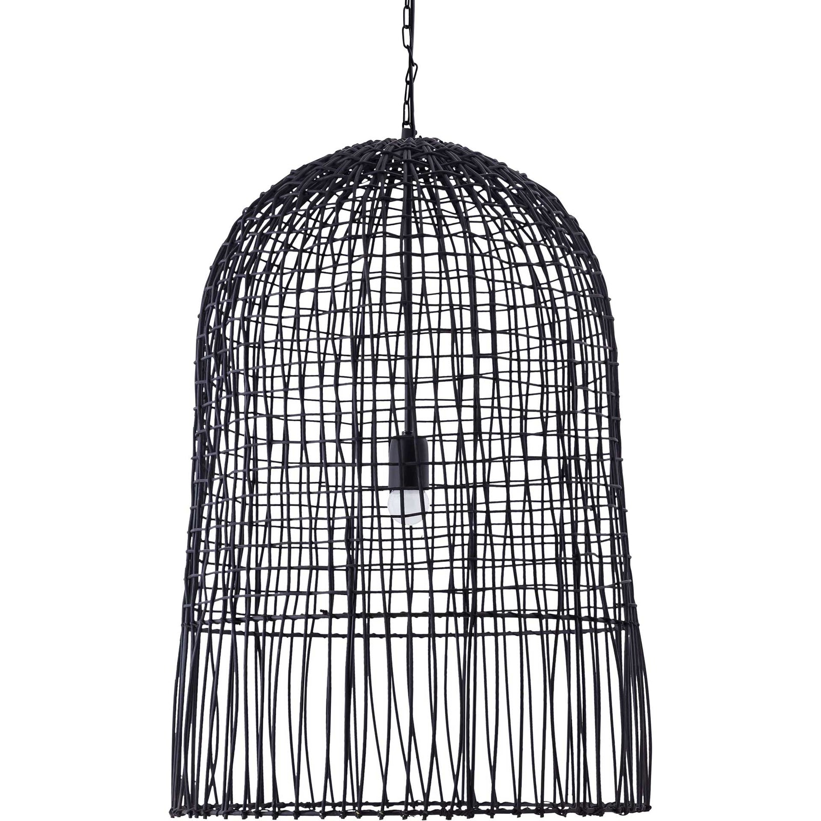 Efisio Rattan Pendant Black