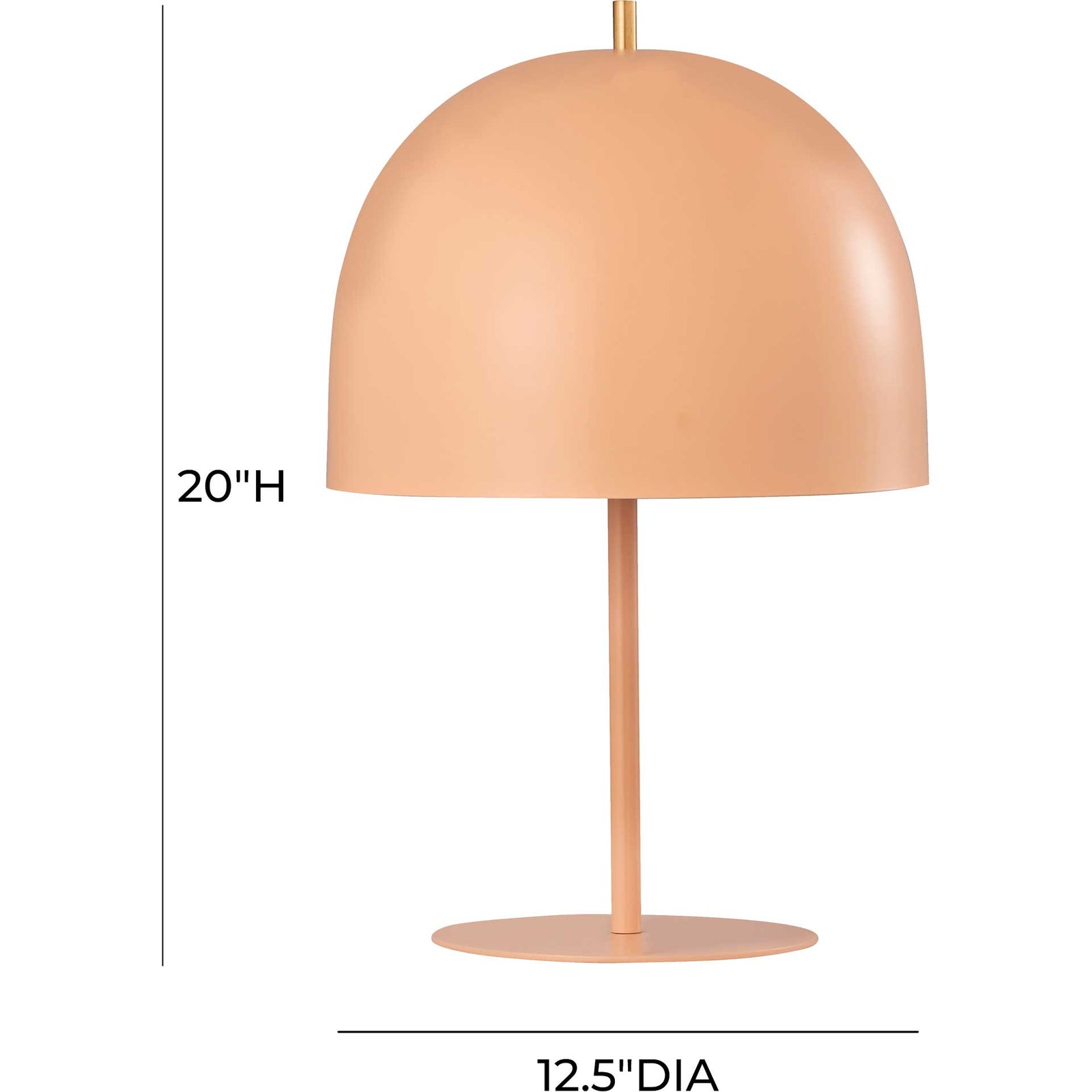 Brandy Table Lamp Blush