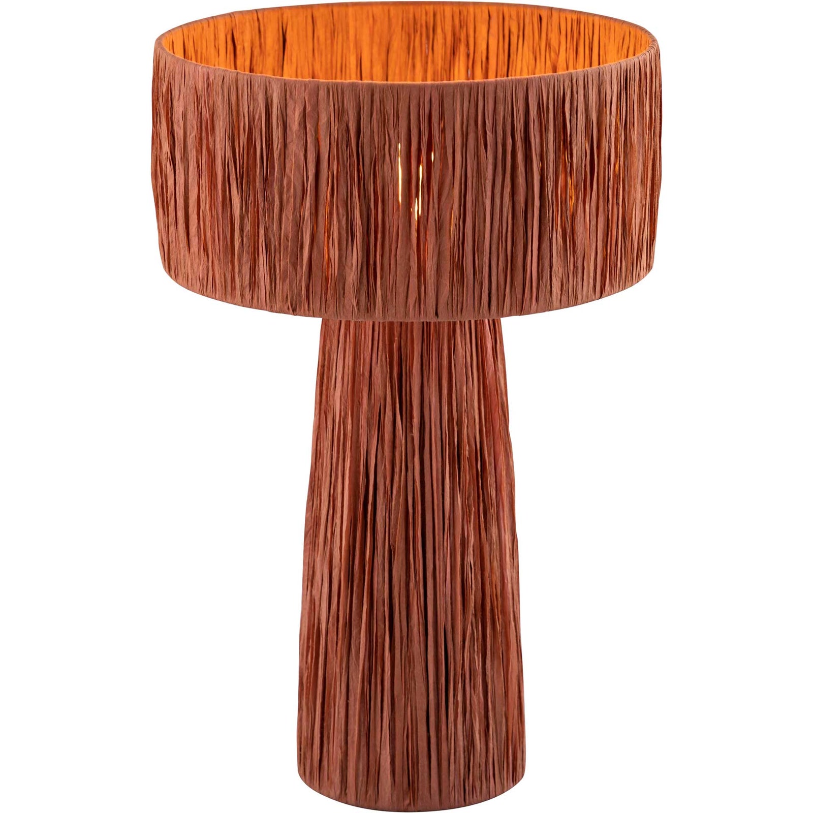 Shannon Rafia Table Lamp Brick