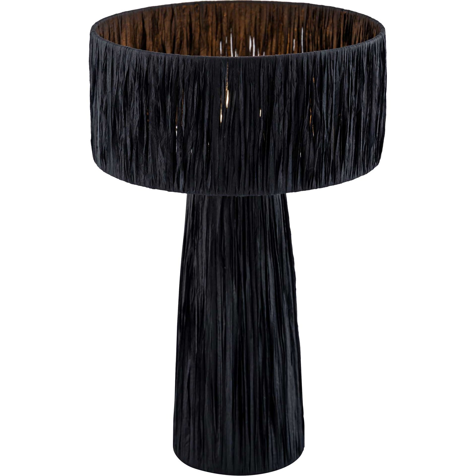 Shannon Rafia Table Lamp Black