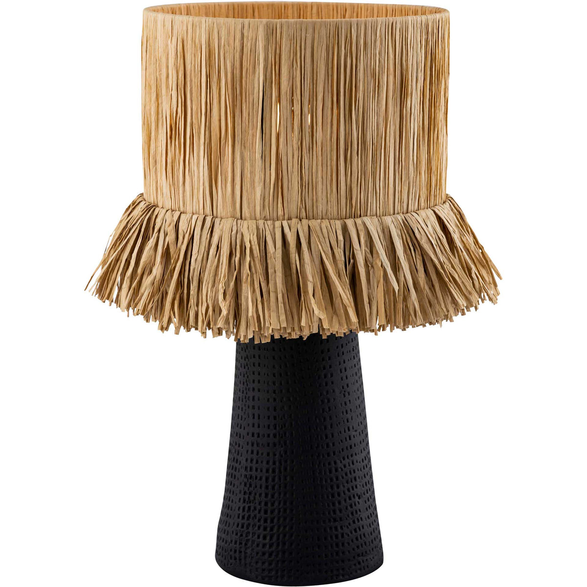 Amaya Table Lamp Black/Natural