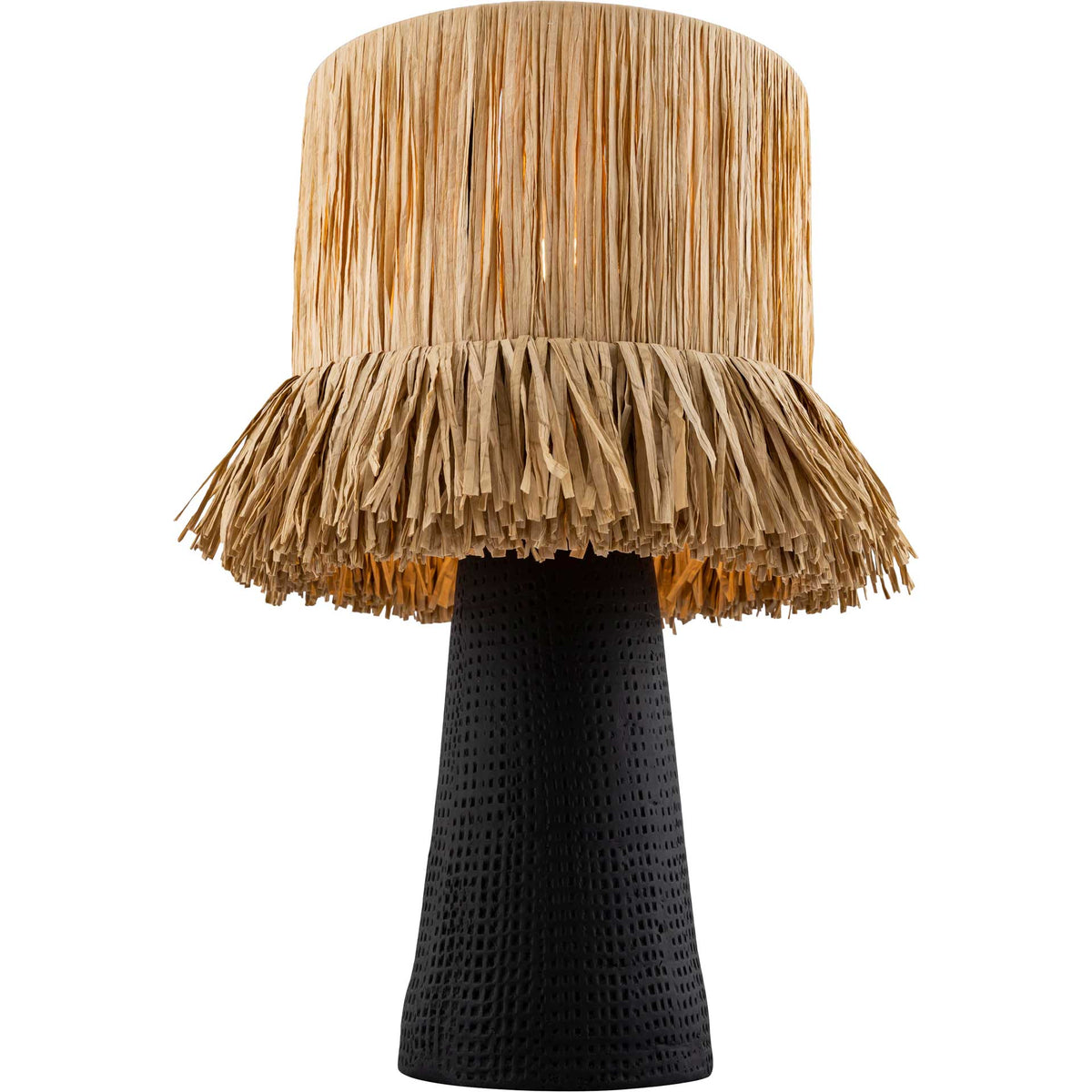 Amaya Table Lamp Black/Natural