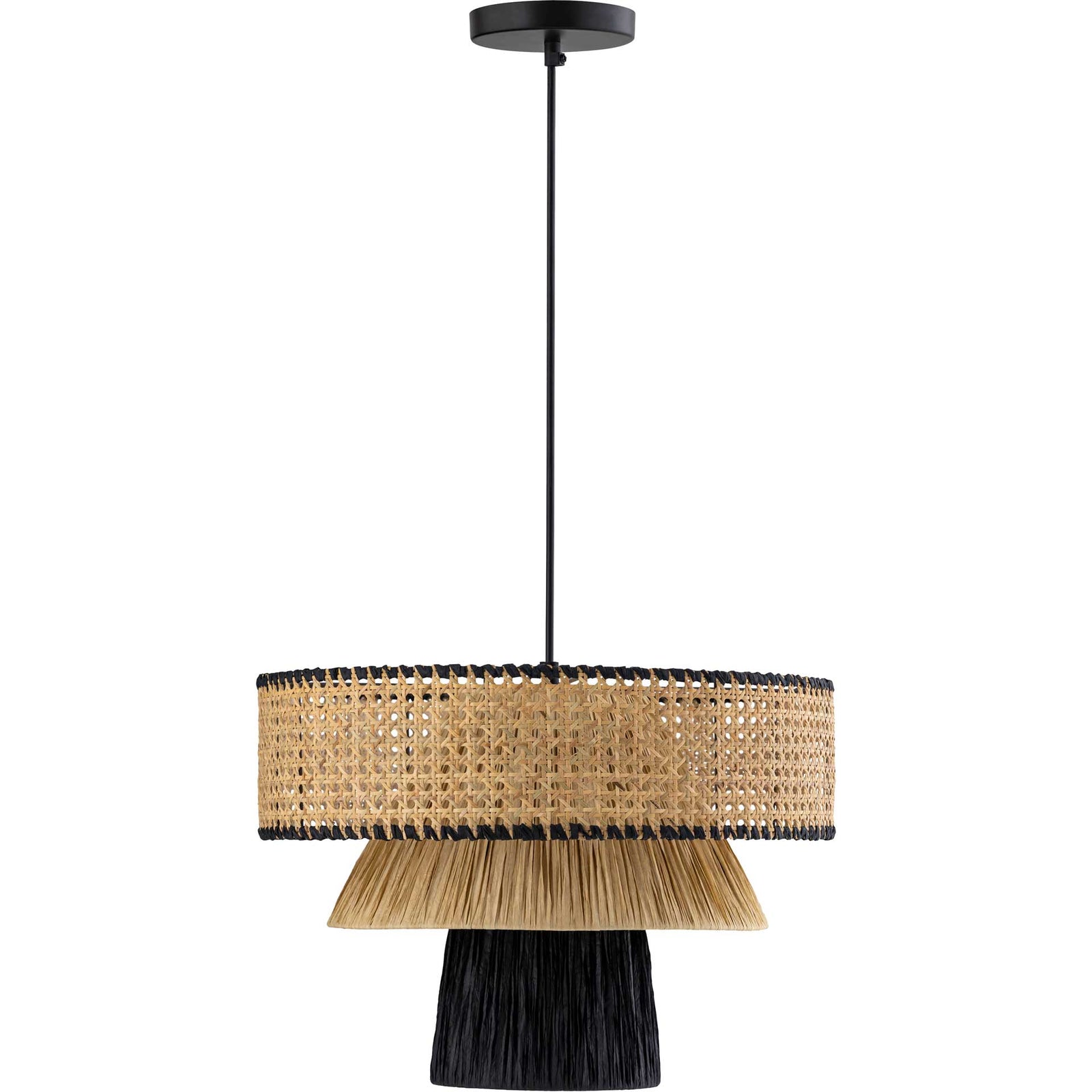 Ryder Pendant Black/Natural