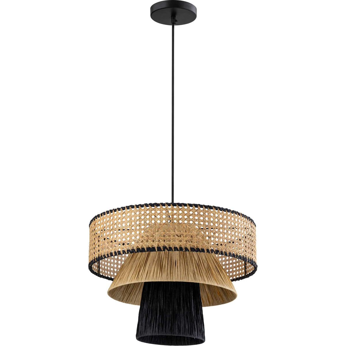 Ryder Pendant Black/Natural