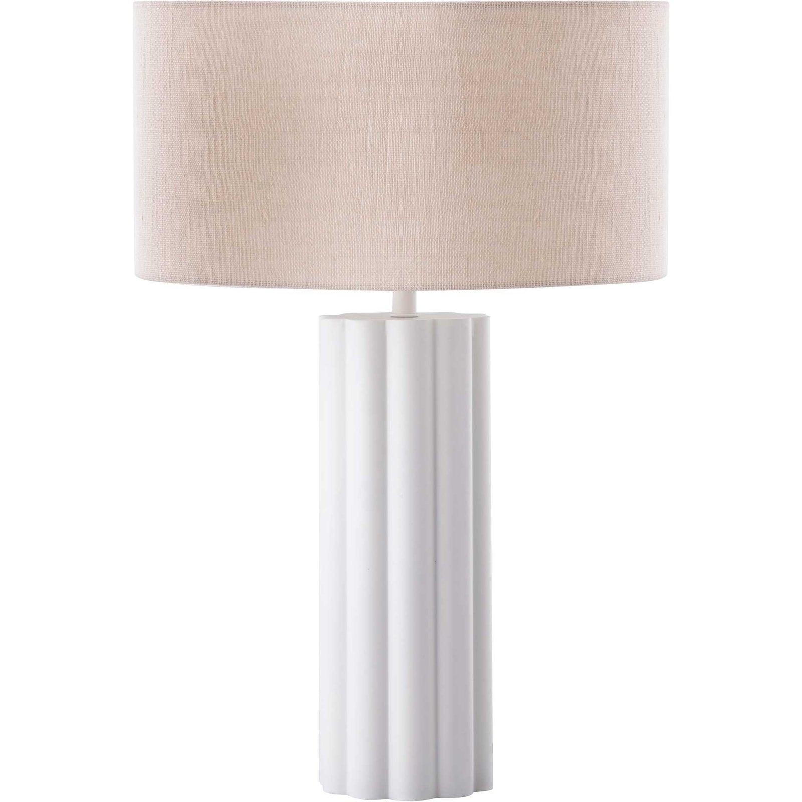 Lance Table Lamp Cream/White